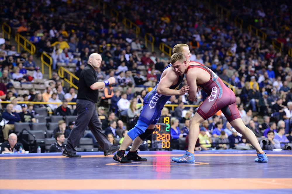 Soldiers compete in 2016 U.S. Olympic Wrestling Trials