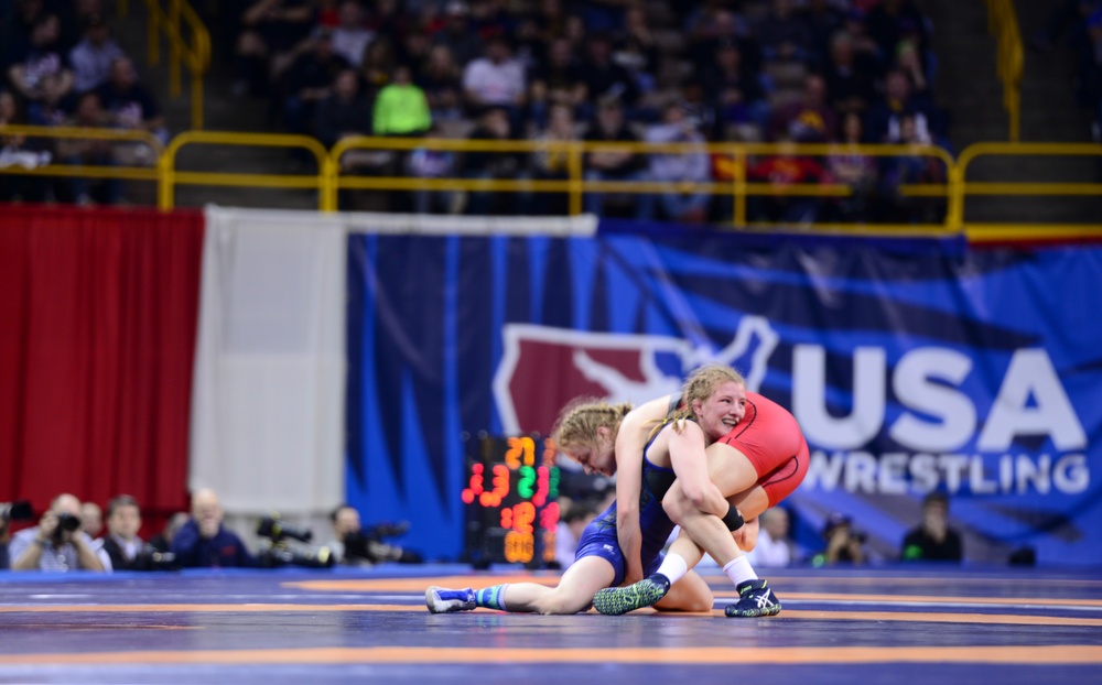 Soldiers compete in 2016 U.S. Olympic Wrestling Trials