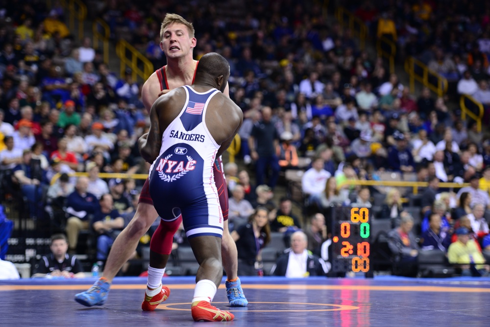 Soldiers compete in 2016 U.S. Olympic Wrestling Trials