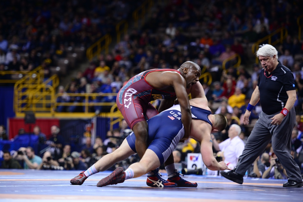 Soldiers compete in 2016 U.S. Olympic Wrestling Trials