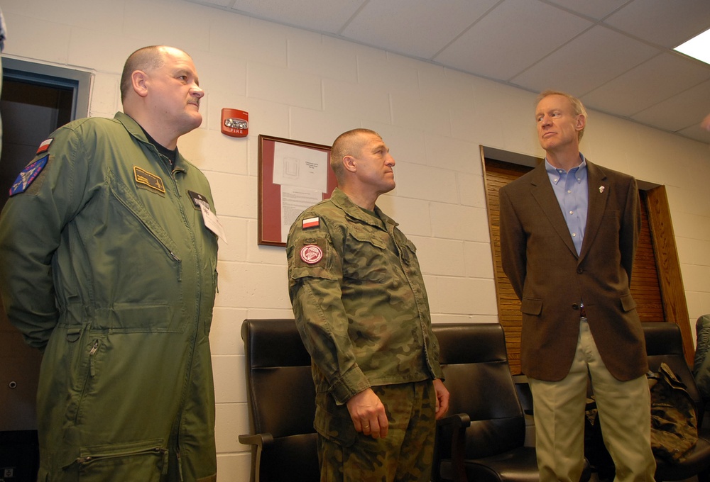 Governor Rauner Meets with Polish Army Delegation