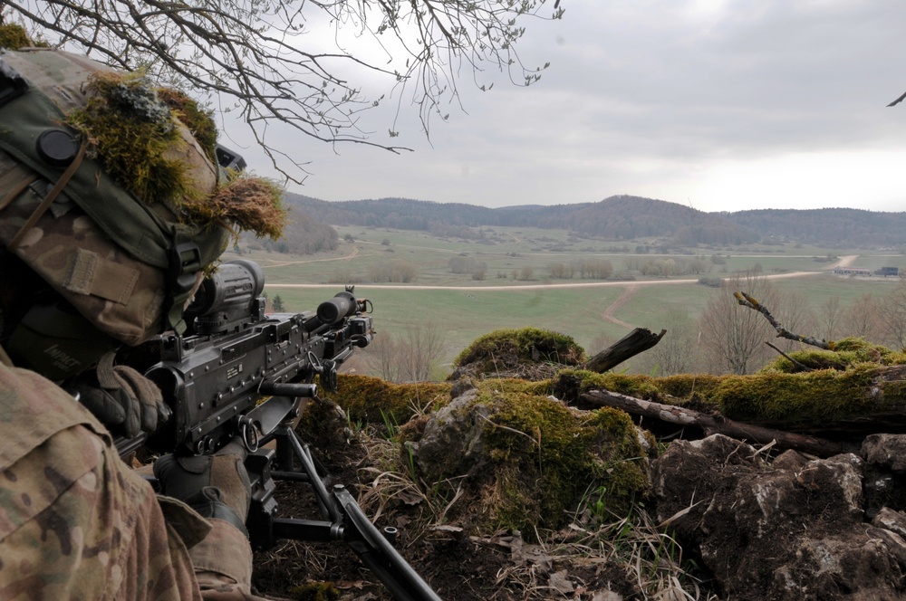 Defensive Maneuver Training at Saber Junction 16