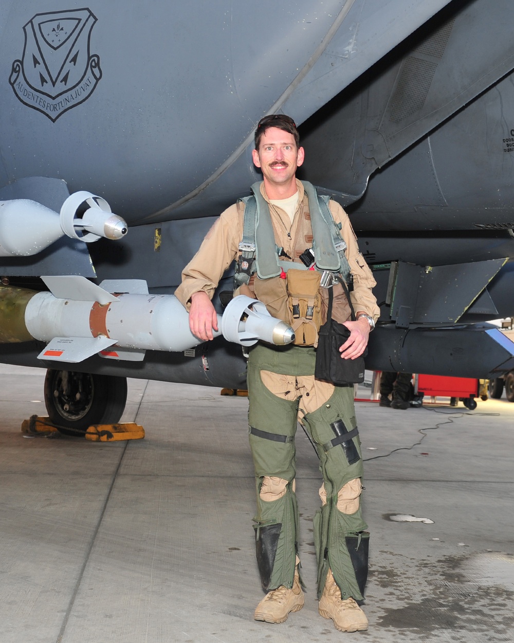 F-15E WSO, bro joins 1,000 combat flight hours club
