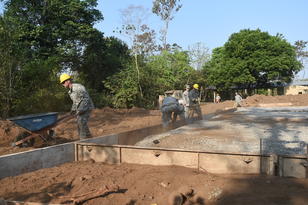 Beyond the Horizon: U.S. Military joins to build school for local community