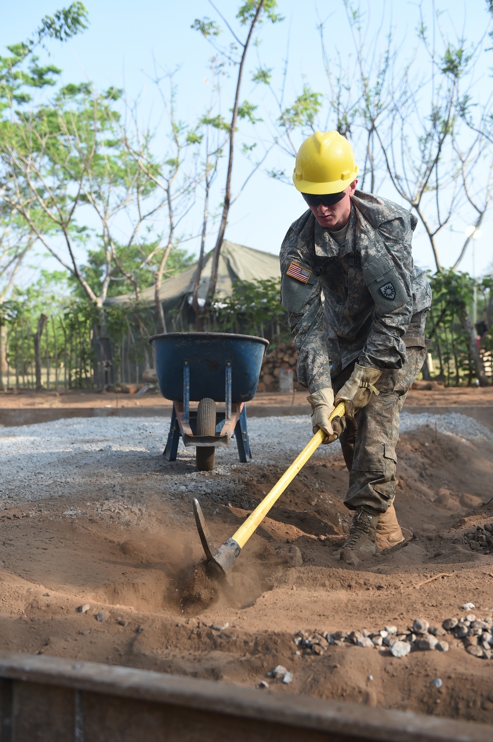 Beyond the Horizon: U.S. Military joins to build school for local community