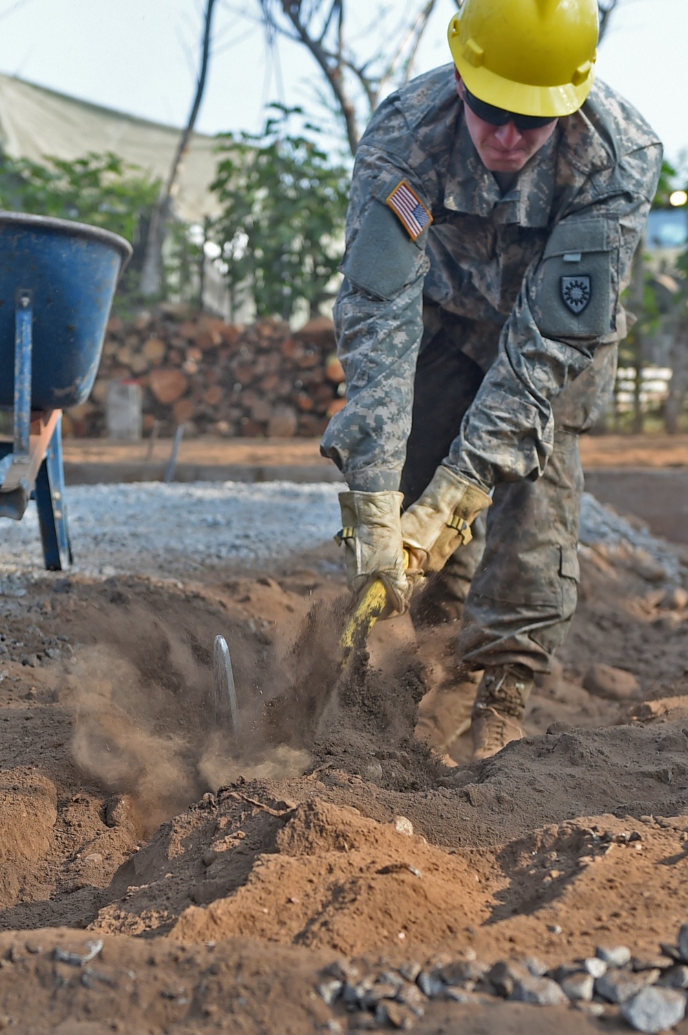 Beyond the Horizon: U.S. Military joins to build school for local community