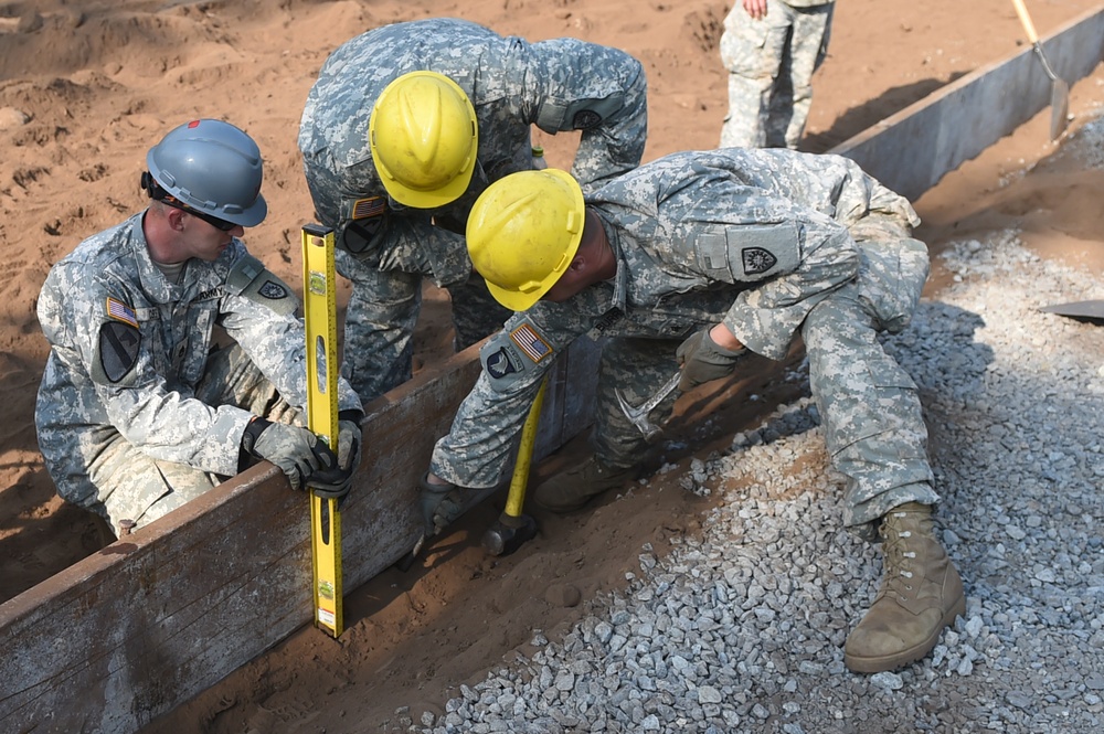 Beyond the Horizon: U.S. Military joins to build school for local community