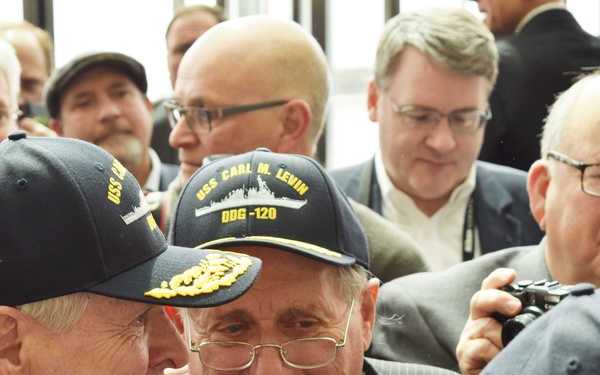 Secretary Mabus Names Next Destroyer Carl M. Levin at Detroit Ceremony