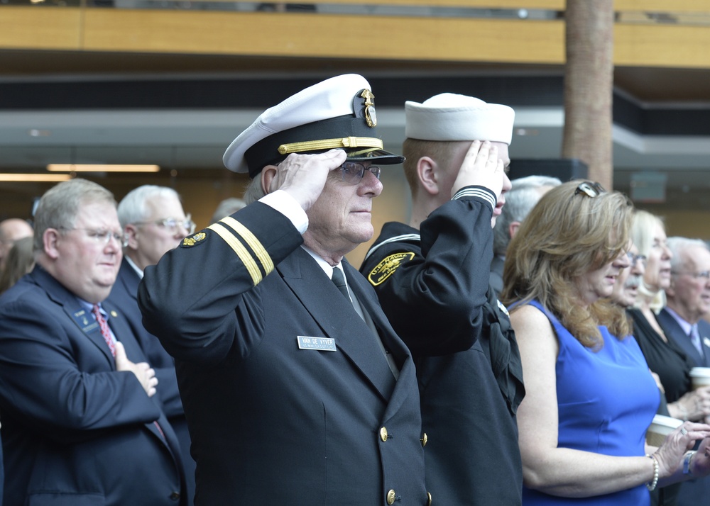 Secretary Mabus Names Next Destroyer Carl M. Levin at Detroit Ceremony