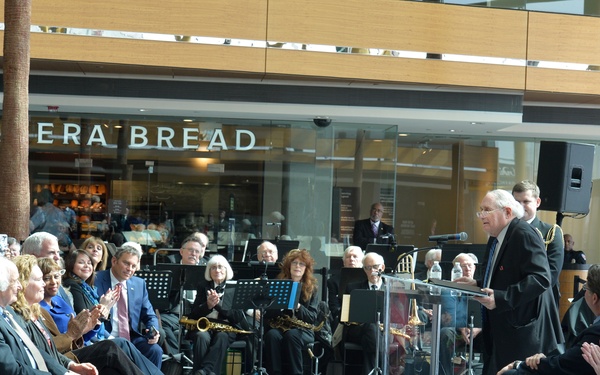 Sen. Carl Levin Honored at Navy Ceremony in Detroit