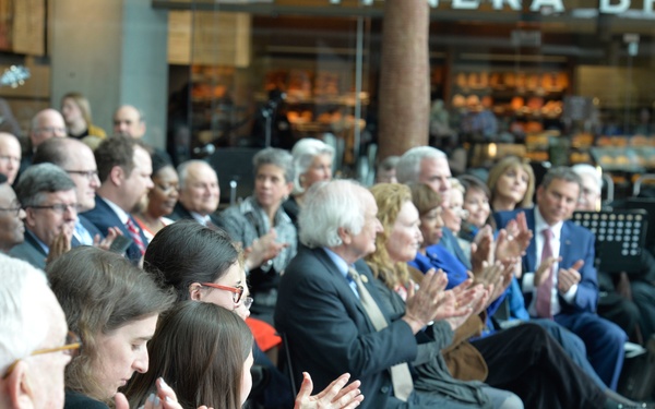 Secretary Mabus Names Next Destroyer Carl M. Levin at Detroit Ceremony