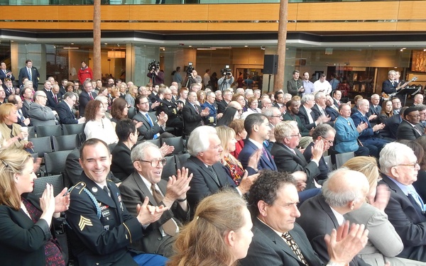 Secretary Mabus Names Next Destroyer Carl M. Levin at Detroit Ceremony