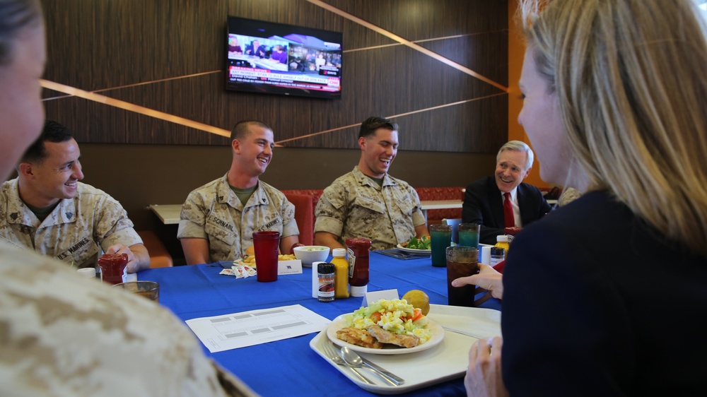 Secretary of the Navy Visits Camp Pendleton