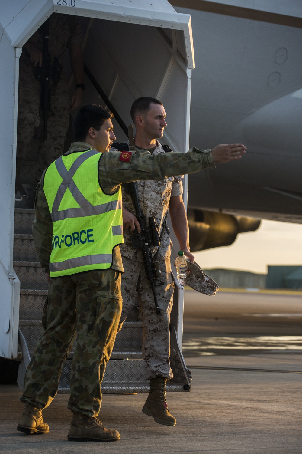 1st Battalion, 1st Marines arrival to Darwin