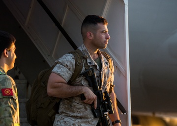 1st Battalion, 1st Marines arrival to Darwin