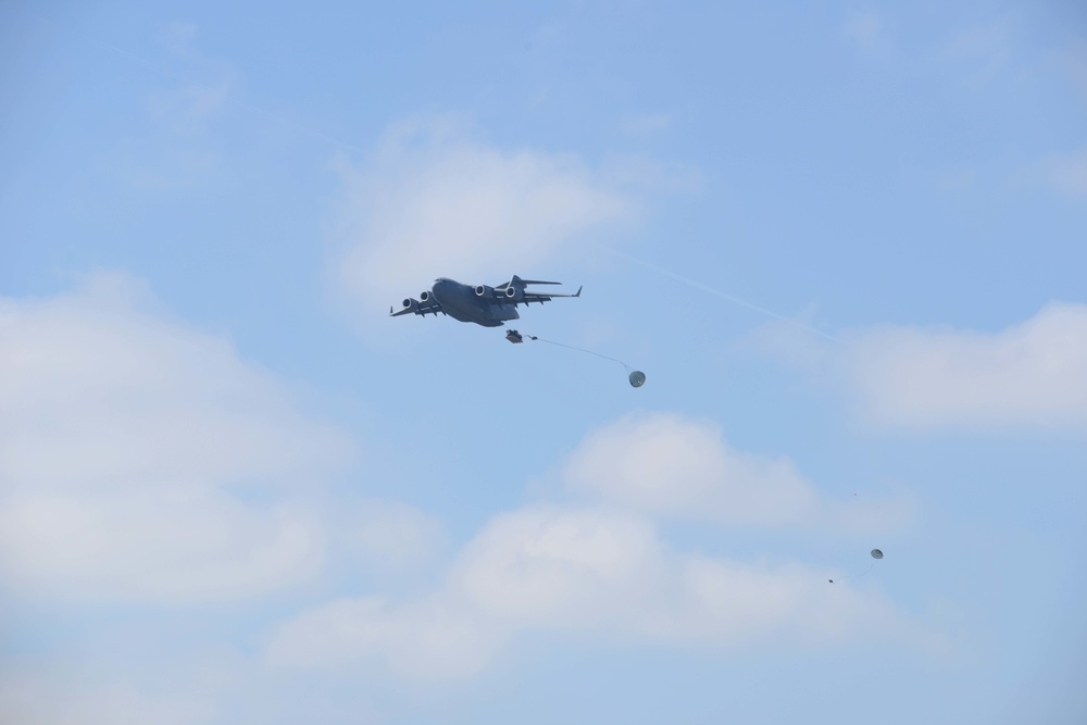 Heavy Equipment and Personnel drop down on the Hohenfels Training Area