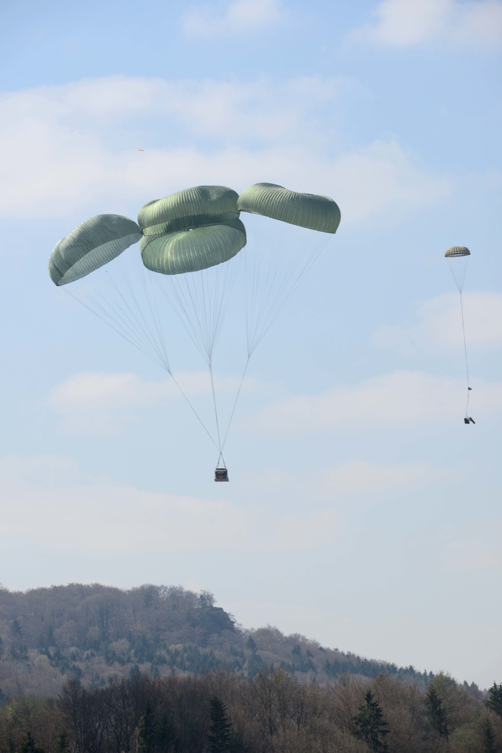 Heavy Equipment and Personnel drop down on the Hohenfels Training Area