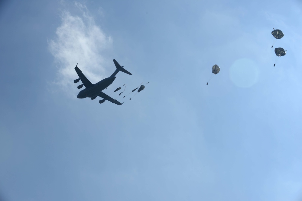 Heavy Equipment and Personnel drop down on the Hohenfels Training Area