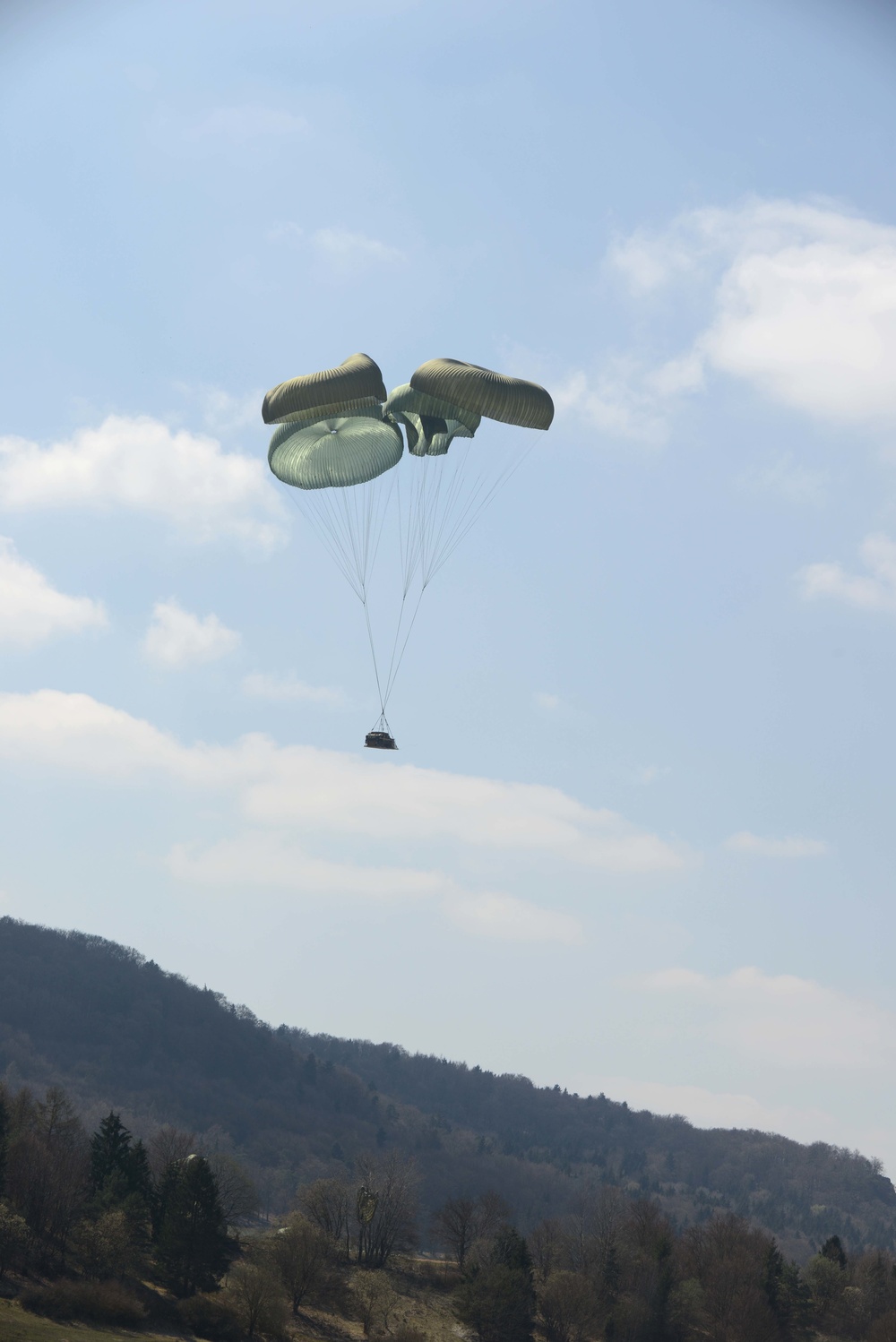 Heavy Equipment and Personnel drop down on the Hohenfels Training Area