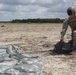 U.S. Army soldier recovers his parachute