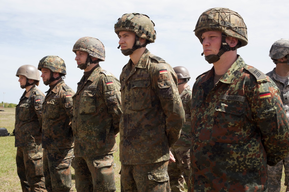 German paratroopers await further orders