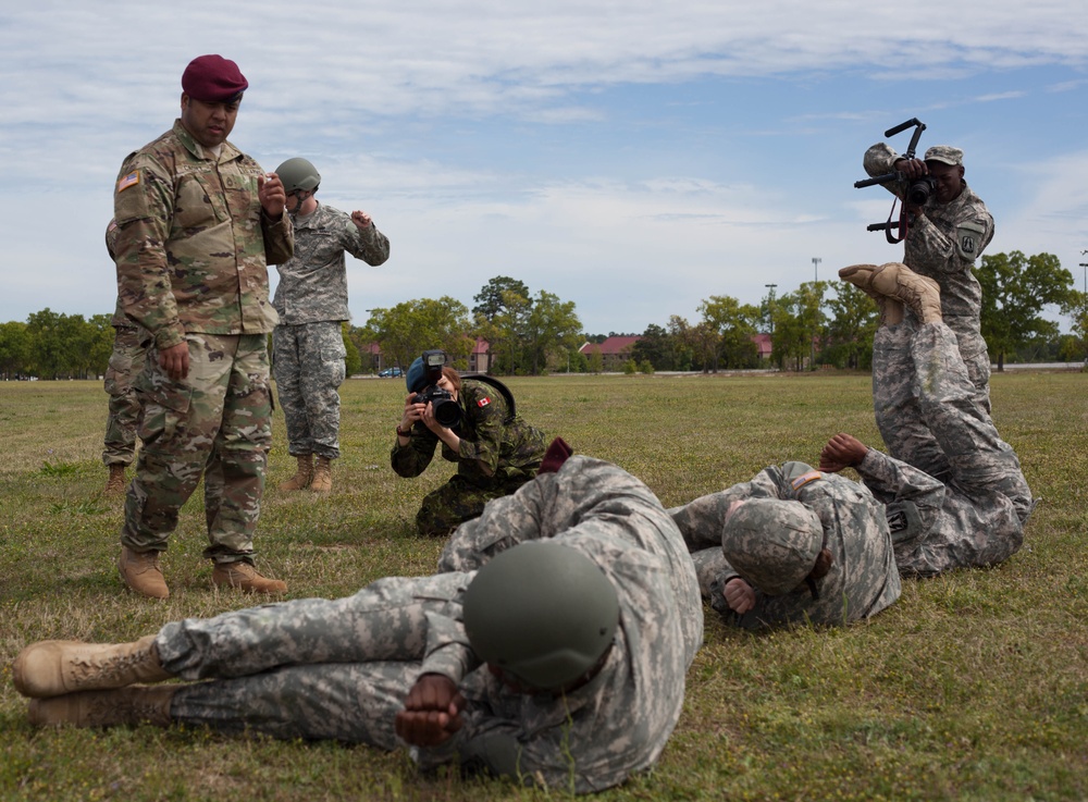 U.S. Army soldiers perform Sustained Airborne Training