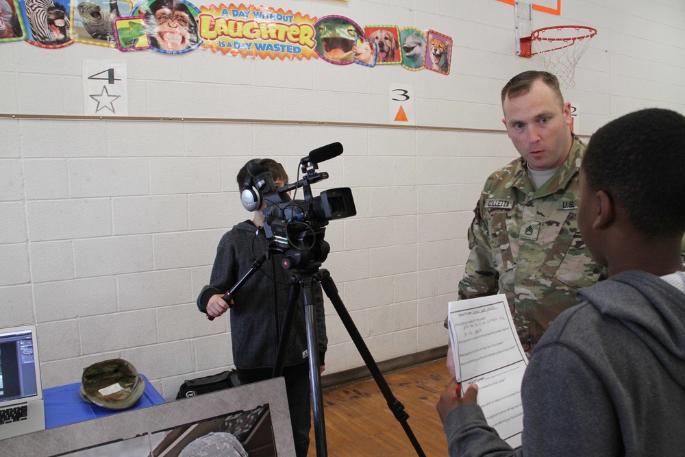 Fort Bragg Soldiers share job skills with local students