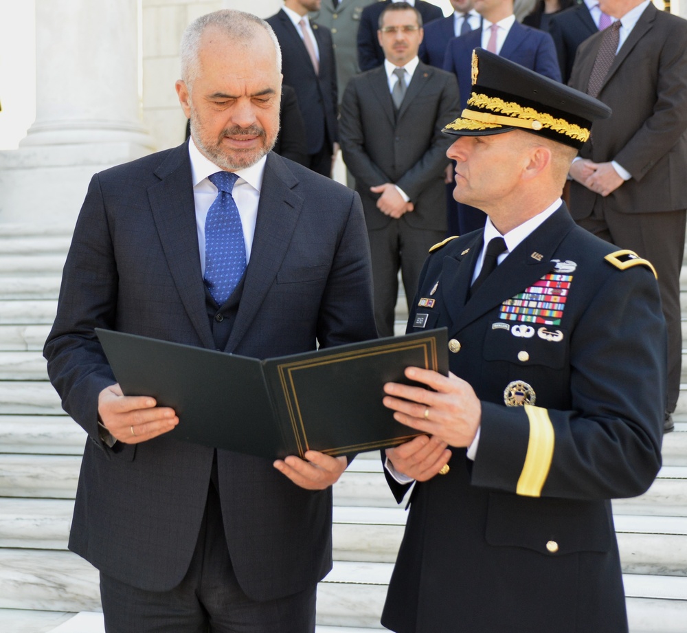 DVIDS - Images - Albanian Prime Minister honors U.S. service members at ...