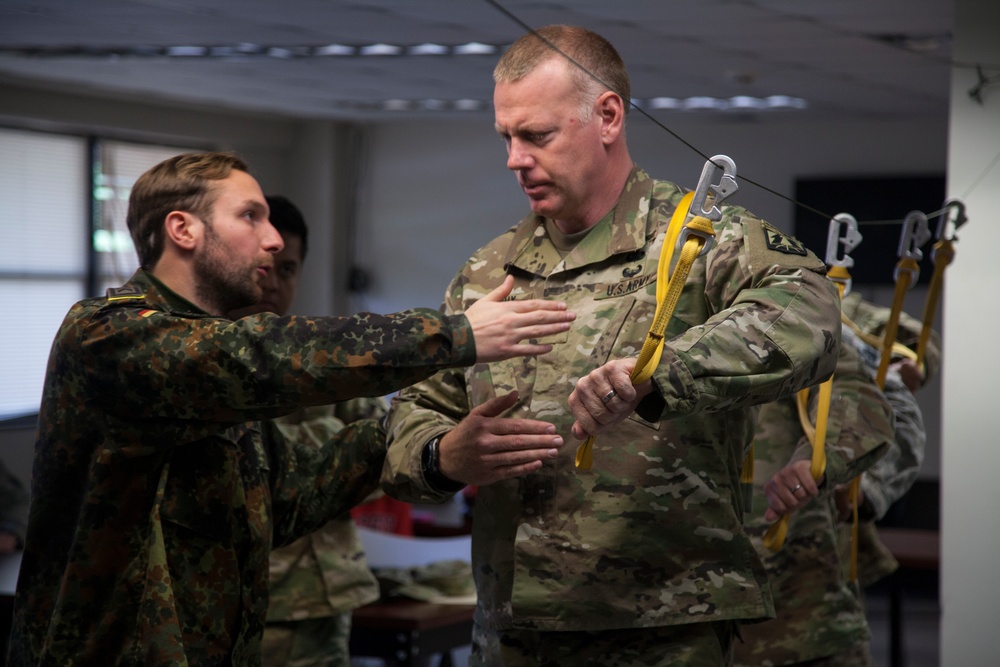 German and U.S. Army Jumpmaster Rehearsal