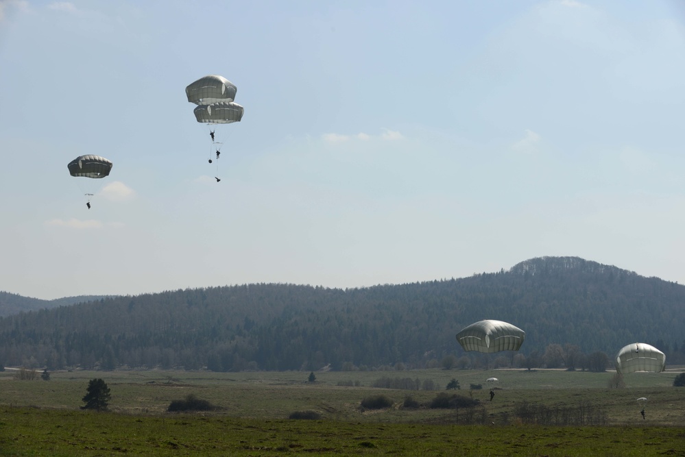 Heavy Equipment and Personnel drop down on the Hohenfels Training Area