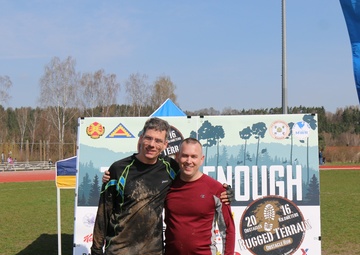 Friends use Grafenwoehr Rugged Terrain Obstacle Run as prep for marathon