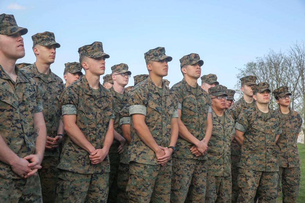 2nd Marine Division Commanding General visits BSRF Marines