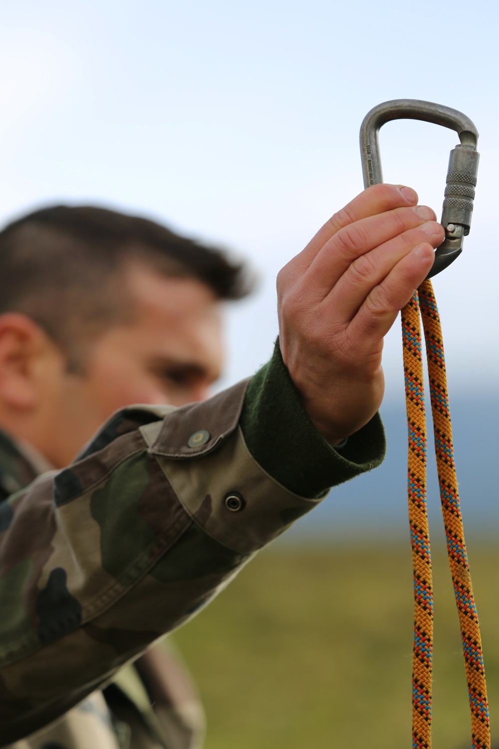 SPMAGTF-CR-AF Marines take on French Commando obstacle course