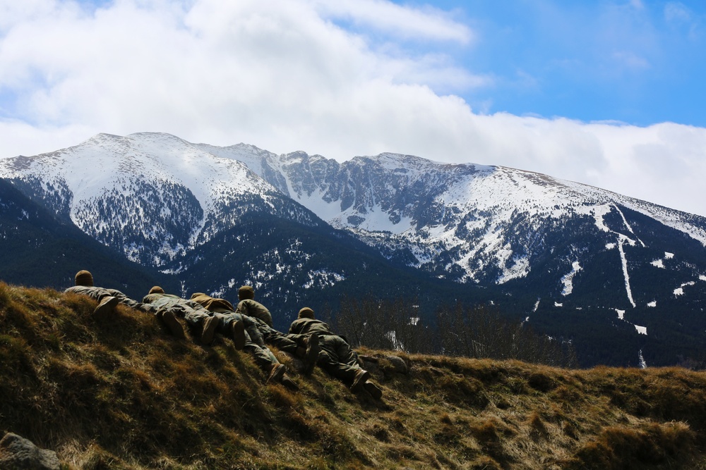 SPMAGTF-CR-AF Marines take on French Commando obstacle course