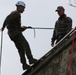 SPMAGTF-CR-AF Marines rappel during French Commando training