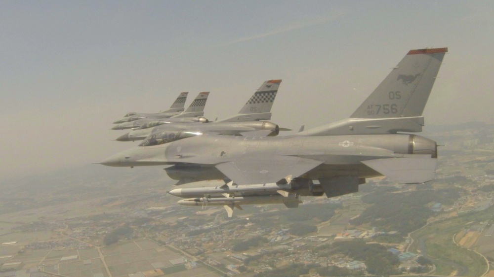 F-16 GBU39 Munitions Drop