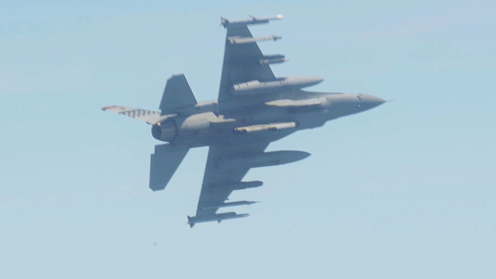 F-16 GBU39 Munitions Drop