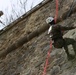 SPMAGTF-CR-AF Marines rappel during French Commando training