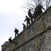 SPMAGTF-CR-AF Marines rappel during French Commando training