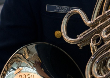 Smithsonian induction of Coast Guard HH-52A Seaguard helicopter