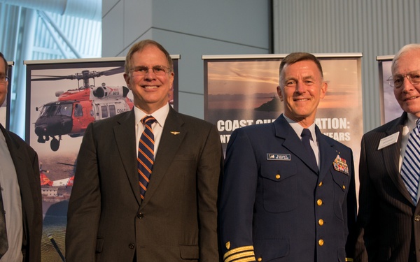 Smithsonian induction of Coast Guard HH-52A Seaguard helicopter