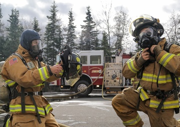 JBER firefighters conduct live-fire training