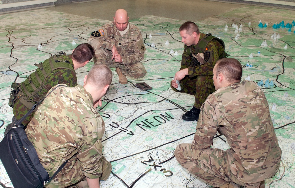 Lithuanians validate staff processes with U.S. and Danish forces