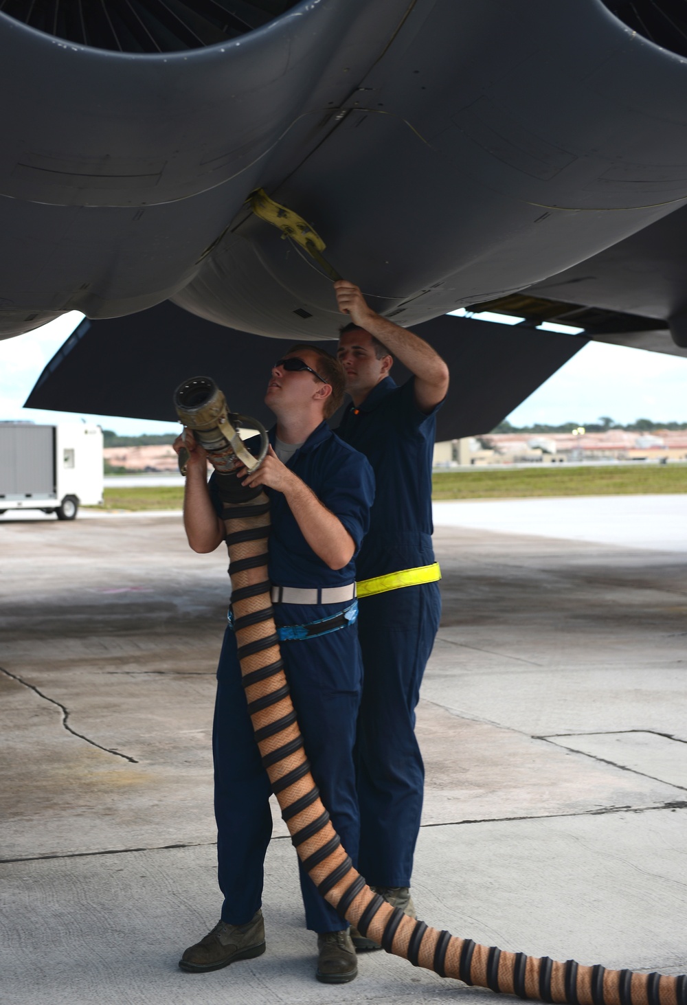 B-52's demonstrate power projection in the Pacific