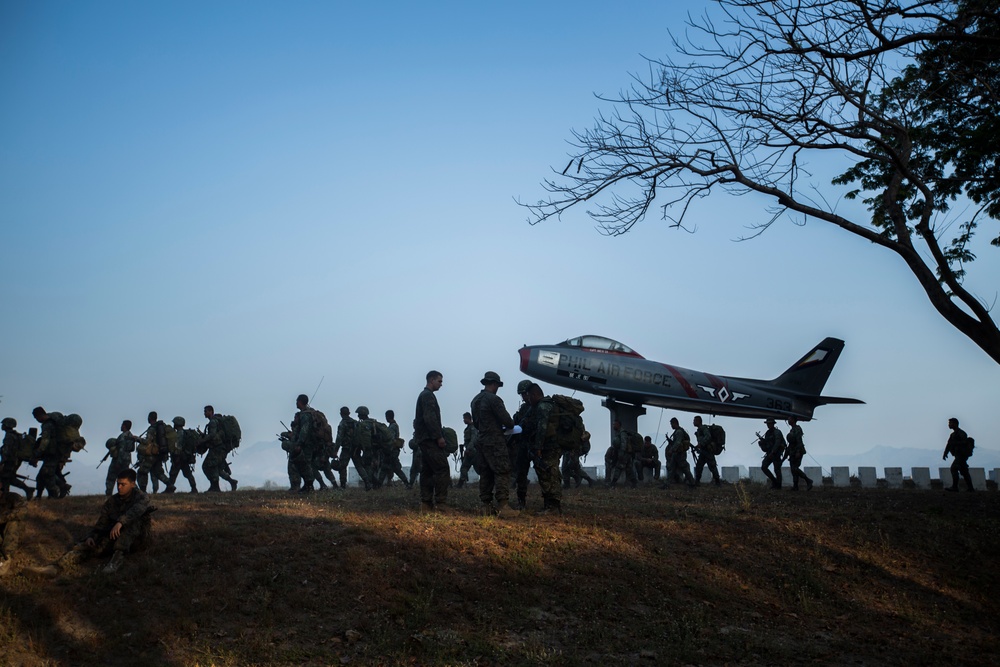 U.S. and Philippine Marines Final Training Scenario of BK 16