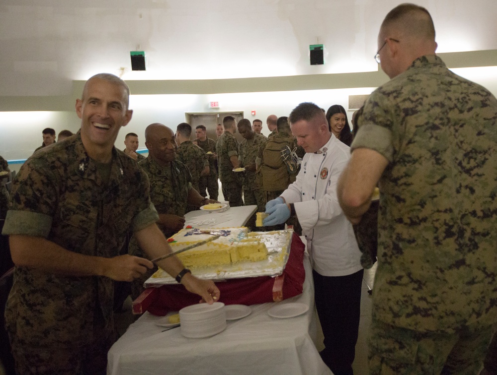 Col. David Odom Celebrate 4th Marine Regiment's 102nd Birthday
