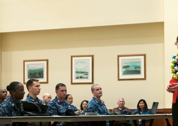 Sexual assault expert Anne Munch visits Pearl Harbor