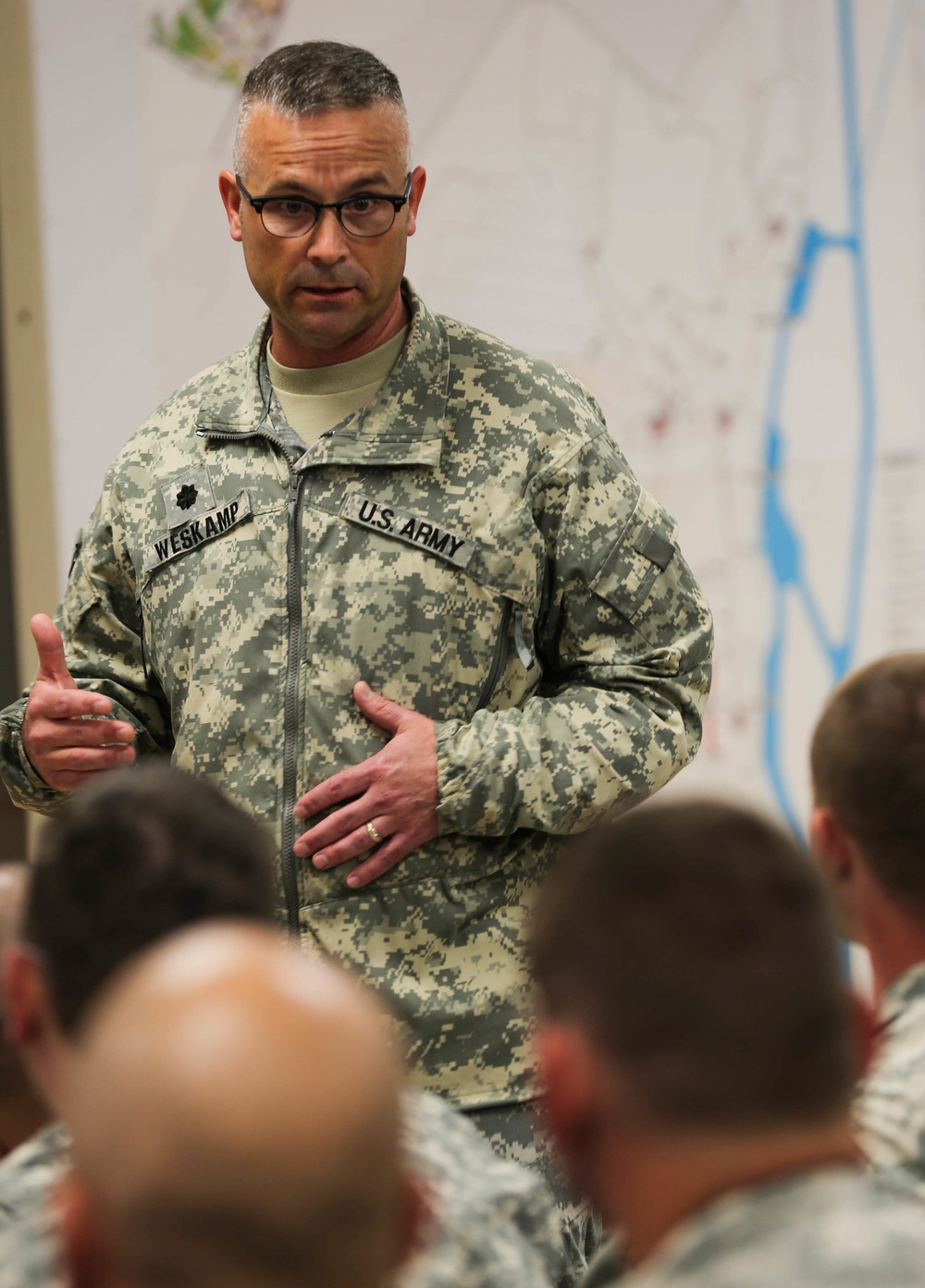 1075th Transportation Company briefing