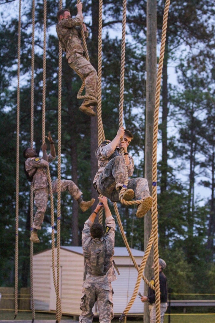 Best Ranger competitors climb ropes