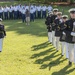 Pershing Rifles perform drill and ceremony